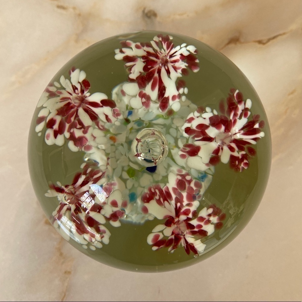 Handmade Blown Art Glass Paperweight - Picture 3 of 5